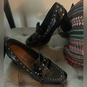Donald J. Pliner Black Studded shoes